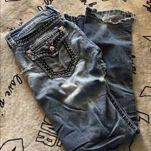 Miss Me jeans for project or repurpose use